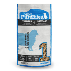 PureBites Mini Lamb freeze-dried treats in packaging—high-protein rewards for training.