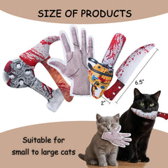 PURETOY hand-shaped catnip toy encourages batting and gentle gnawing during cozy sessions.