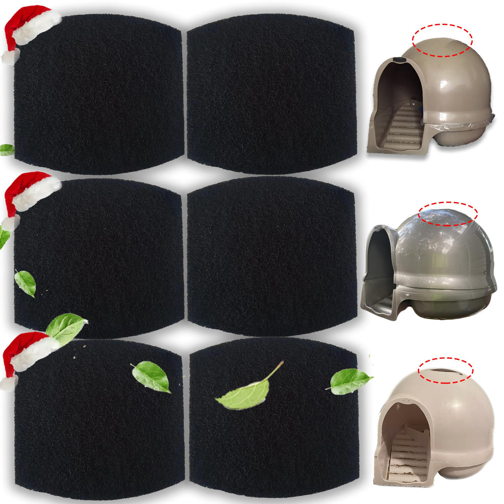 PurifyLogix Booda Clean Step filter pack showing six replacement filters for odor control.