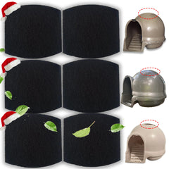 PurifyLogix Booda Clean Step filter pack showing six replacement filters for odor control.