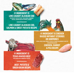 Purina Beyond Beef Entree close-up with Texas beef as first ingredient