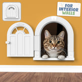 Purrfect Portal large cat door wall panel for easy access up to 20 lbs