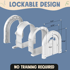 Purrfect Portal no-flap design for quiet pet passage