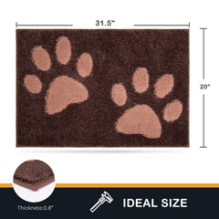 PURRUGS dirt trapping door mat close-up bristles highlighting dense cleaning fibers