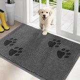 PURRUGS Dirt Trapping Door Mat front door fibers trap mud and moisture efficiently