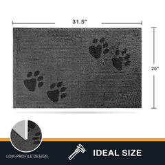 PURRUGS microfiber closeup highlights absorbent fibers for moisture pickup