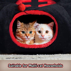 Purrzone Gothic Cat Bed cushion removable enables easy cleaning