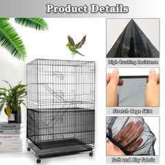 PUSNMI easy-to-use seed catcher slides on without cutting