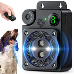 PUXUROX anti-barking device main unit delivers humane ultrasonic deterrence for quieter homes.