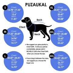 PUZAUKAL dog coat easy on/off hook loop.