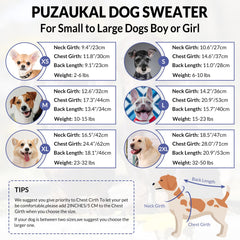 PUZAUKAL sleeveless dog sweater allows full range of motion