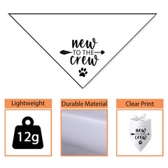 Pwrlveiut cotton dog bandana soft and skin-friendly for comfortable wear