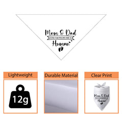 Pwrlveiut dog bandana knot-strap-fit highlights secure, comfortable wear