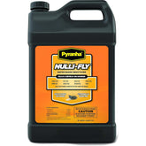 Pyranha Nulli-Fly spray bottle used on a sensitive-skin horse during turnout.