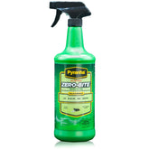 Pyranha Zero-Bite bottle close-up for easy outdoor fly protection.