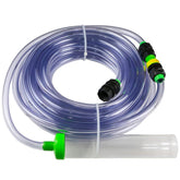 Python No Spill attaches to a faucet for mess-free water changes.