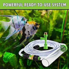 Python No Spill Faucet Attachment highlights compatibility with most faucets for quick setup.