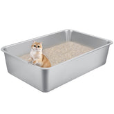 Qaestfy extra-large litter box top view highlights generous space for multi-cat households.