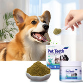 Qanbokey no-brush dog teeth powder bottle for long-lasting dental care
