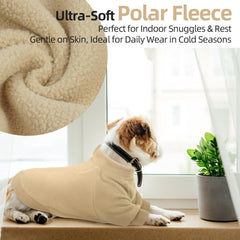 QBLEEV dog hoodie back pattern adds stylish detail for everyday wear.
