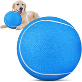 QDAN Pelota de tenis gigante para perros, ideal para juegos al aire libre.
