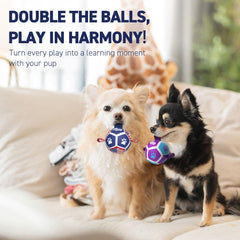 qdan polyurethane soft ball durable surface safe for gentle chews