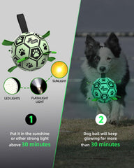 QDAN durable polyurethane dog ball withstands rough outdoor surfaces
