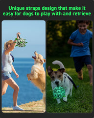 QDAN light-up soccer ball shimmers for exciting night fetch