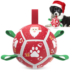 QDAN Christmas soccer ball with strap closeup promotes interactive play and bonding