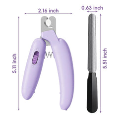 QDCYP dog nail clippers stainless blade deliver clean cuts and prevent splits