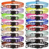 QDYU 16pcs breakaway cat collars with bells provide versatile safety and visibility.