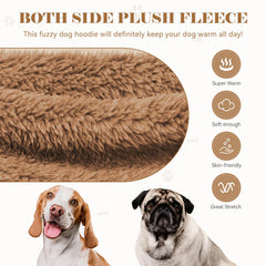 QDYU dog hoodie size chart—find the right fit