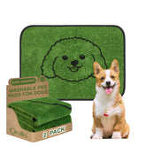 Almohadillas Qeils con diseño Curly para entrenamiento de perros en césped