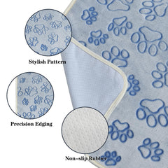 Qeils puppy pad multipurpose use as crate liner or bed mat