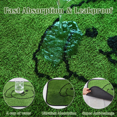 Qeils pattern-closeup shows absorbent surface for quick soaking.