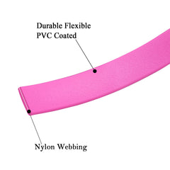 Qiaosite dog recall training leash in action on a trail or yard.