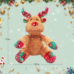 Qiiiiian interactive dog toy squeaker crinkle for stimulation