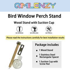 Qimilenzy simple wood perch texture highlights natural material