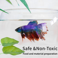 Qivorimith Beta Fish Leaf Hammock playing scene invites exploration and enrichment in the tank.