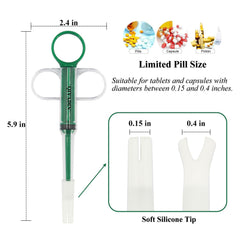 QIYADIN pet-pill-shooter ready for quick dosing with cats and dogs.