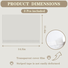 QNBCAA shield transparent-splash-guard keeps litter area visible while guiding spray away.