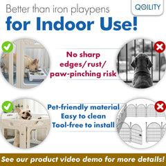 Qoility safety-first design features no sharp edges for worry-free use.