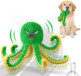 Qraxond interactive dog toy Octopus cover shows a plush, durable surface for safe indoor play.