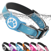 QRTAGLAB Airtag dog collar buckle with QR code ID tag for quick pet reunions