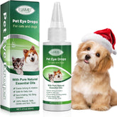 QRZBPZWE pet eye drops bottle demonstrates gentle relief and eye care