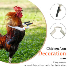 Qtaikong chicken arm slip-on 2: easy wear for safe, comfortable bird outfits.