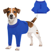 Queenmore dog leg sleeve front view shows breathable protection for post-surgery care