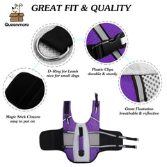 Queenmore neck buckle closure ensures secure, adjustable fit.