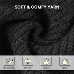 Queenmore neutral cable-knit dog sweater pairs with any outfit for daily wear.