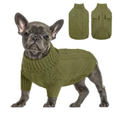 Queenmore sudadera para perro pequeño con cuello alto para mayor calor y confort